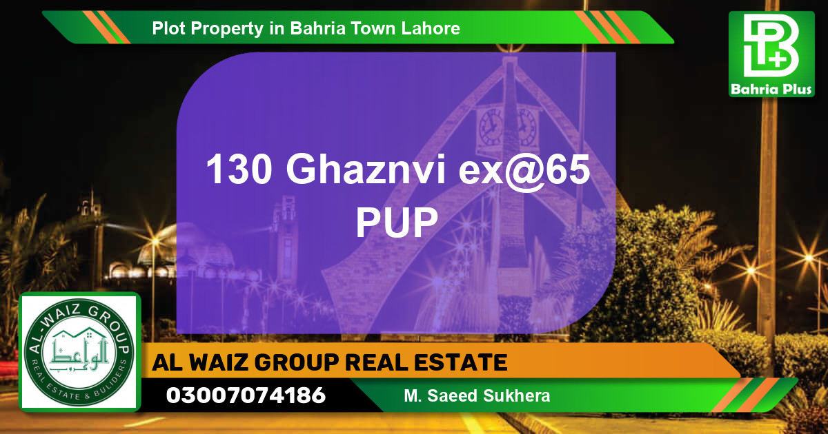 Residential Plot for Sale in Bahria Town, Lahore - (BP-77140)