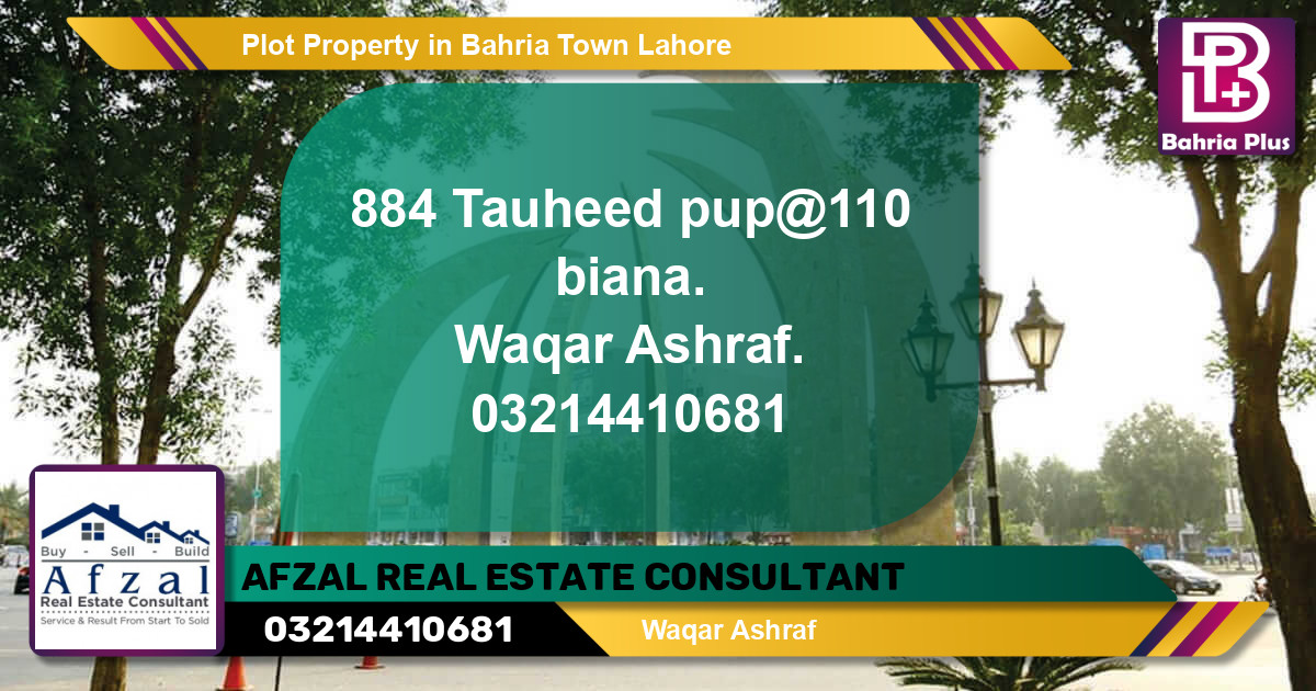 Residential Plot for Sale in Bahria Town, Lahore - (BP-77143)