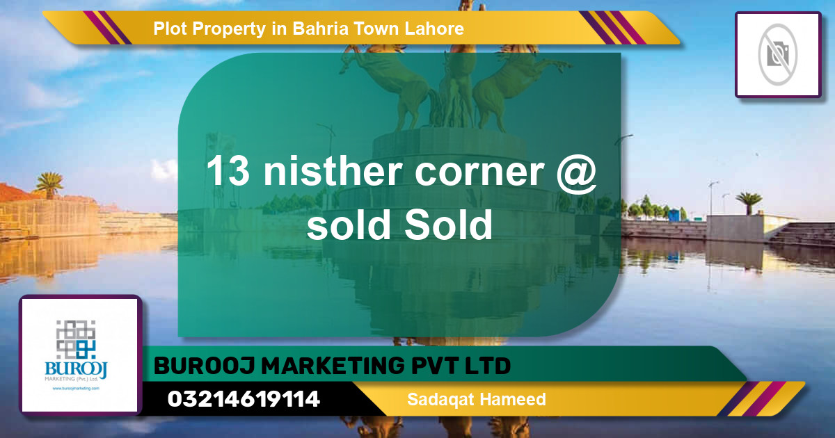 Residential Plot for Sale in Bahria Town, Lahore - (BP-77164)