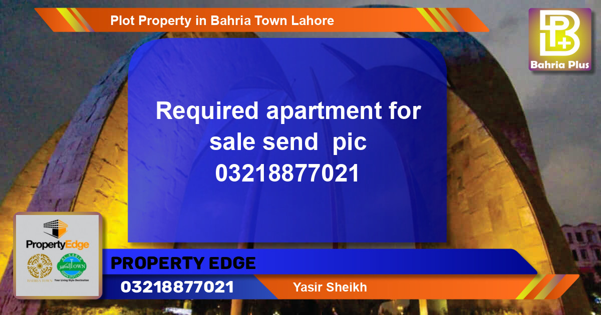 Residential Plot for Sale in Bahria Town, Lahore - (BP-77220)