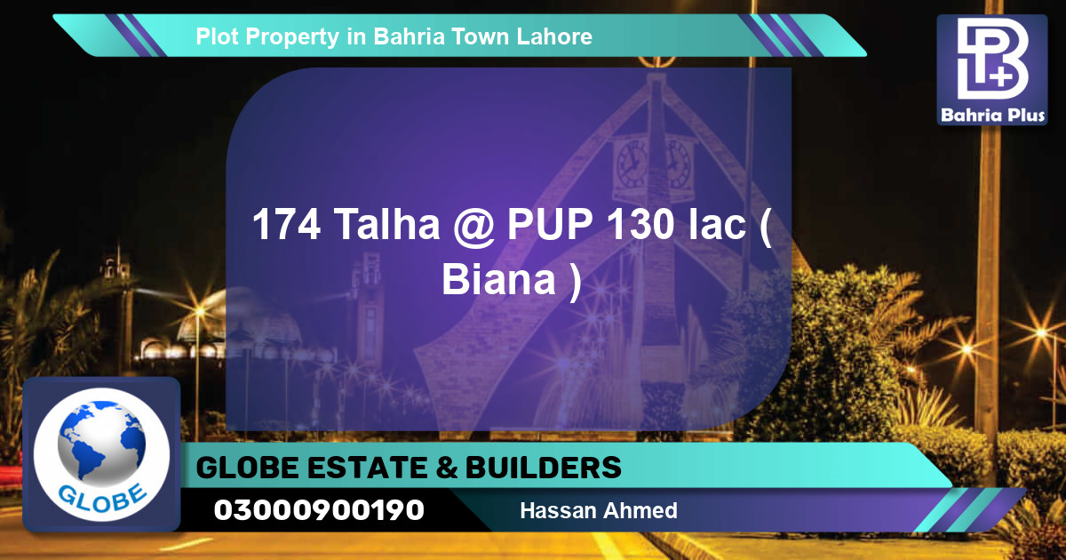 Residential Plot for Sale in Bahria Town, Lahore - (BP-77230)