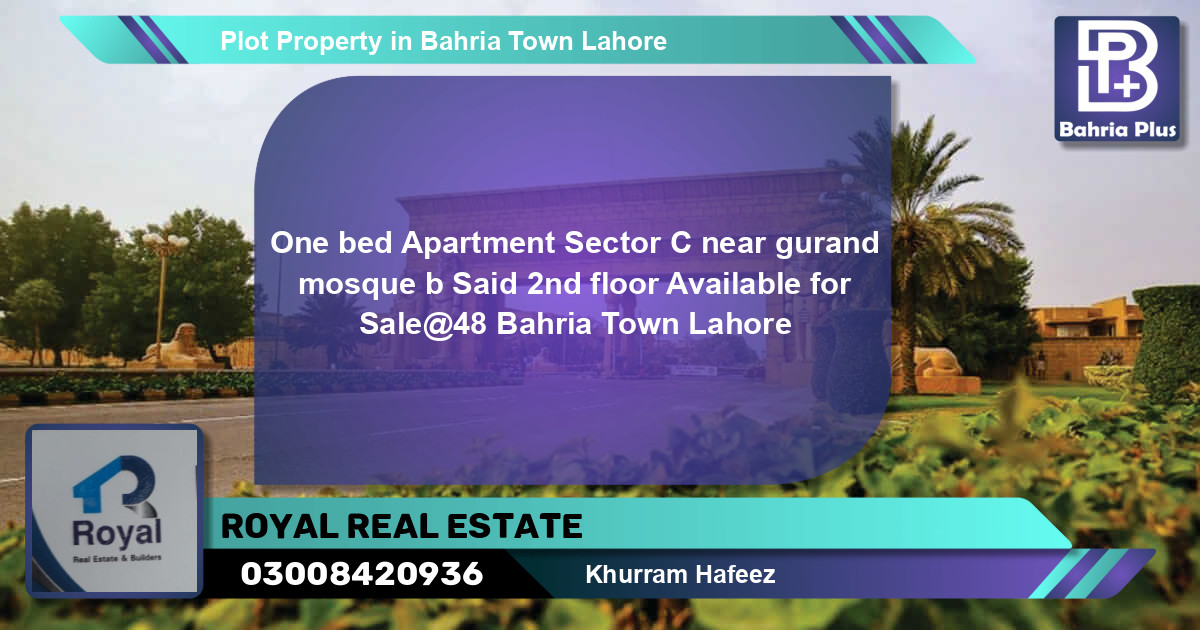 Residential Plot for Sale in Bahria Town, Lahore - (BP-77330)