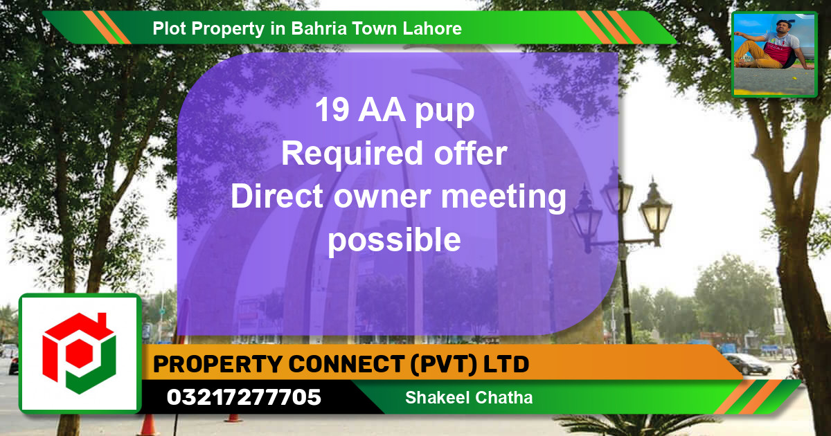 Residential Plot for Sale in Bahria Town, Lahore - (BP-77363)