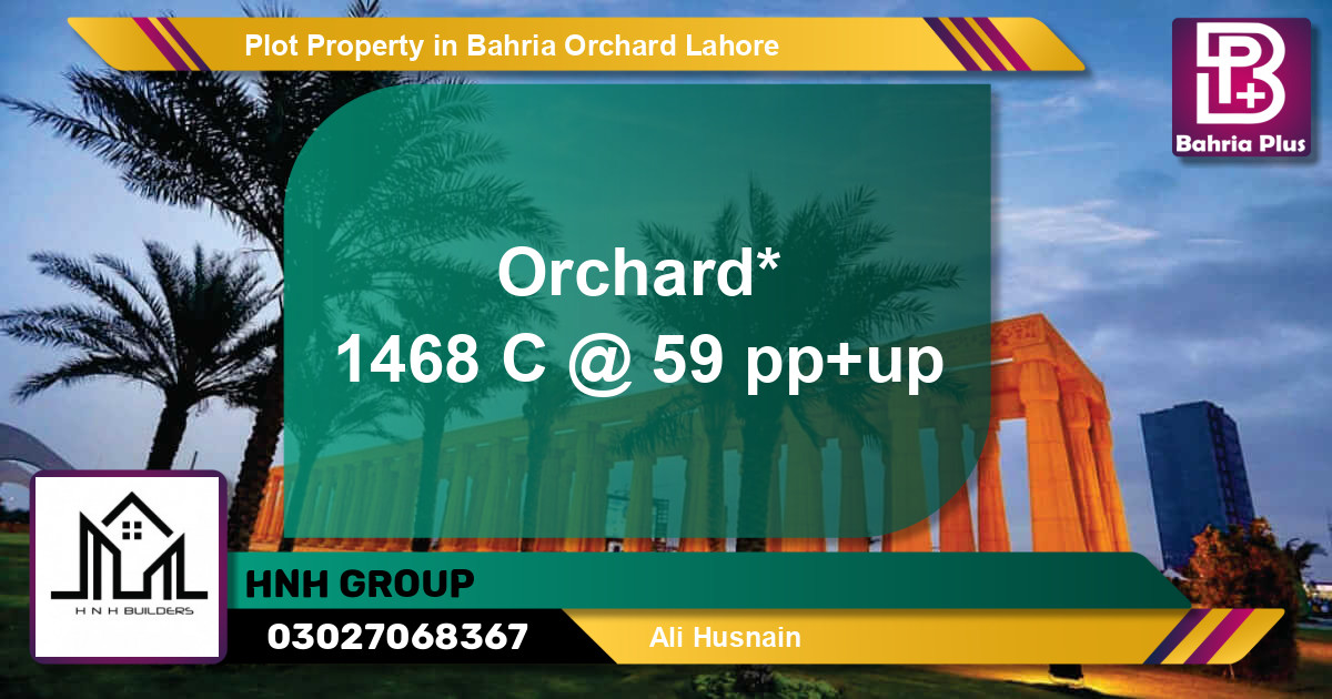 Residential Plot for Sale in Bahria Orchard, Lahore - (BP-77417)