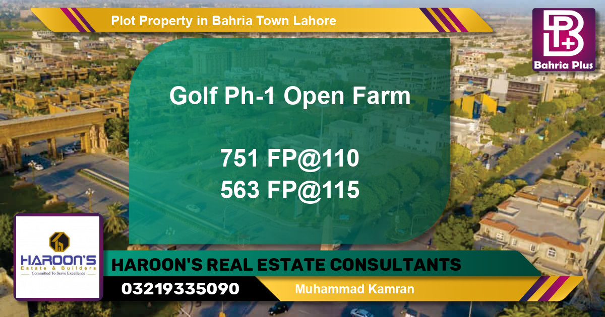 Residential Plot for Sale in Bahria Town, Lahore - (BP-77442)