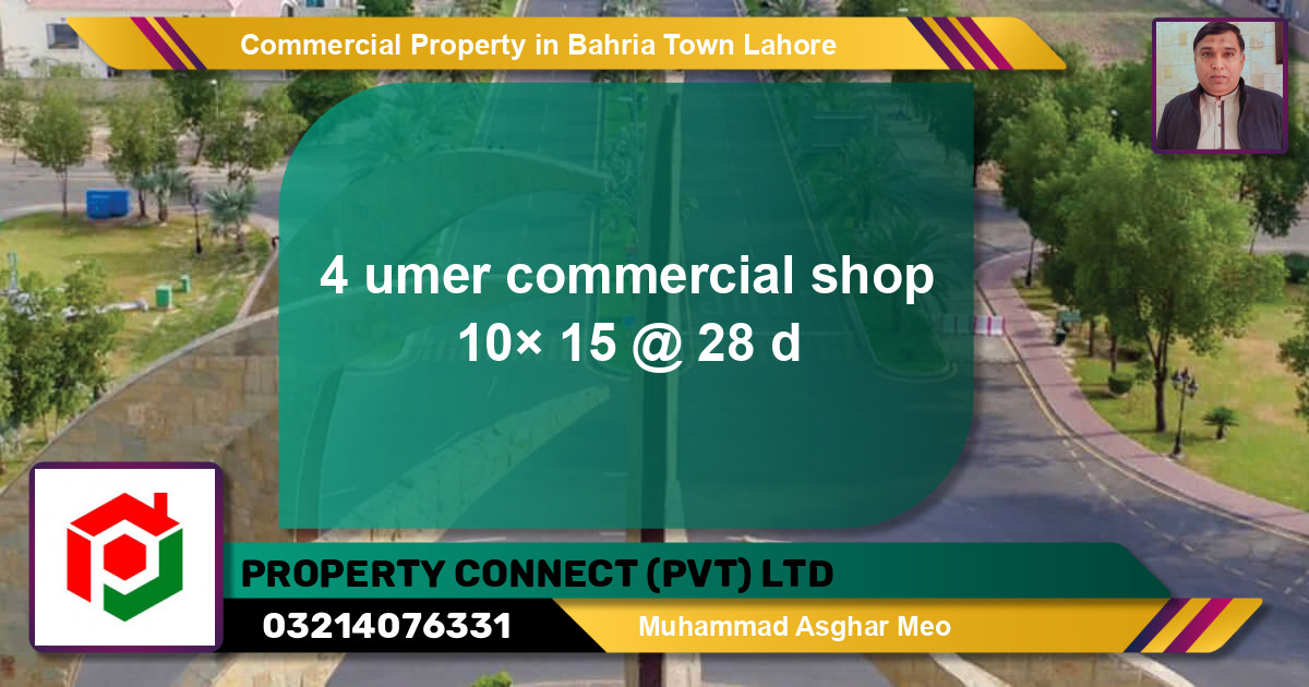 Commercial Property for Sale in Bahria Town, Lahore - (BP-77470)