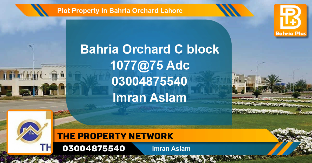Residential Plot for Sale in Bahria Orchard, Lahore - (BP-77485)