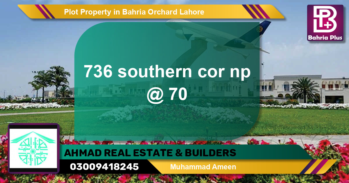 Residential Plot for Sale in Bahria Orchard, Lahore - (BP-77500)