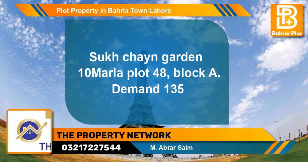 Residential Plot for Sale in Bahria Town, Lahore - (BP-77528)
