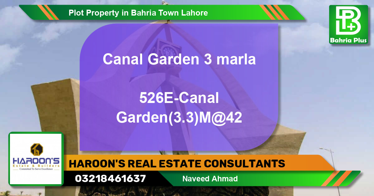 Residential Plot for Sale in Bahria Town, Lahore - (BP-77750)