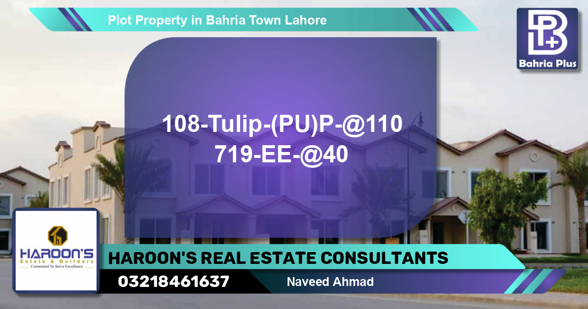 Residential Plot for Sale in Bahria Town, Lahore - (BP-77757)