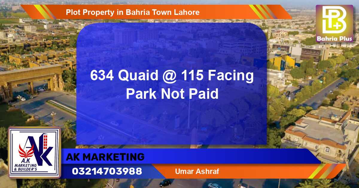 Residential Plot for Sale in Bahria Town, Lahore - (BP-77758)