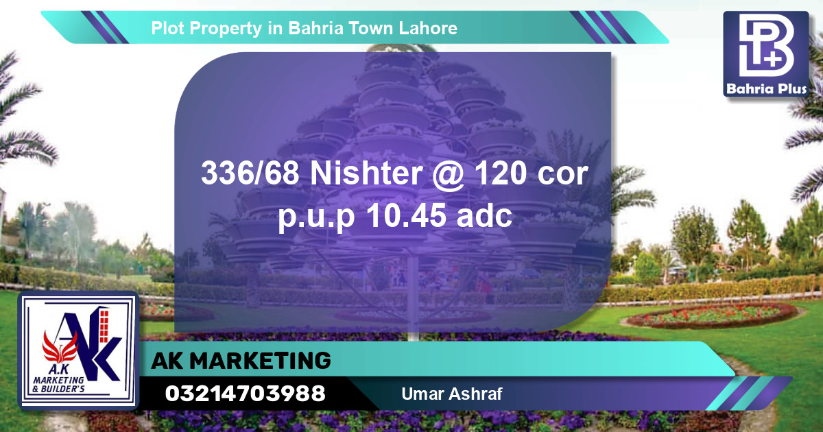 Residential Plot for Sale in Bahria Town, Lahore - (BP-77795)