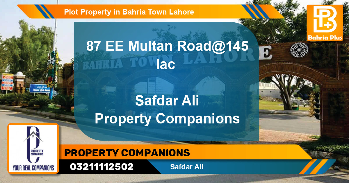 Residential Plot for Sale in Bahria Town, Lahore - (BP-77803)