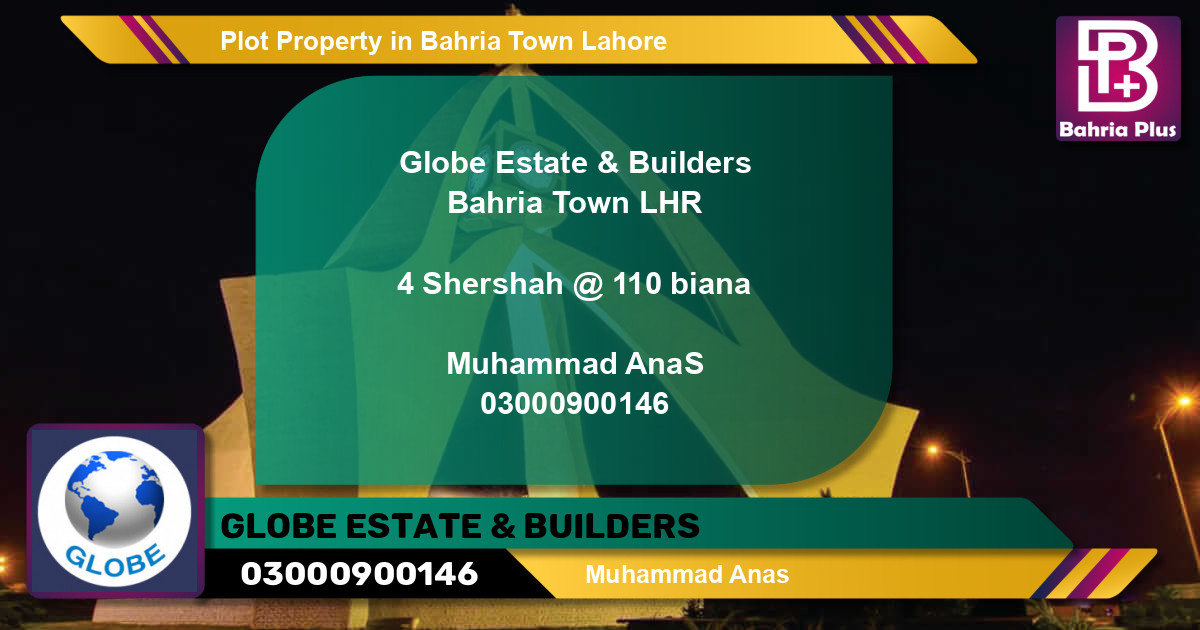 Residential Plot for Sale in Bahria Town, Lahore - (BP-77867)