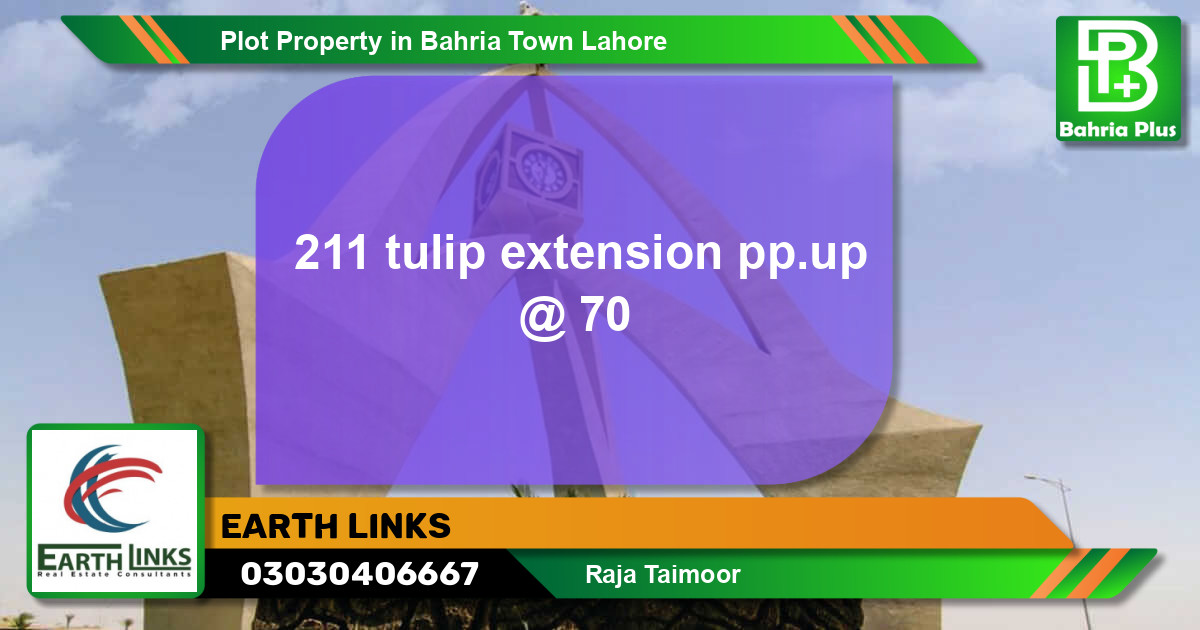 Residential Plot for Sale in Bahria Town, Lahore - (BP-77961)