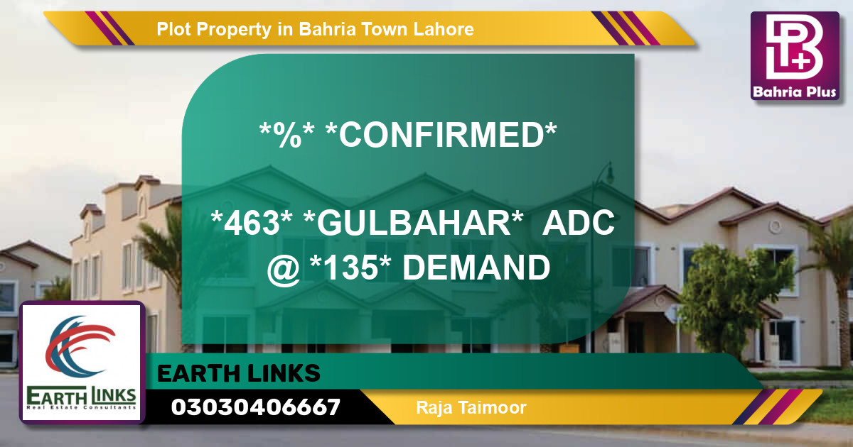 Residential Plot for Sale in Bahria Town, Lahore - (BP-77964)