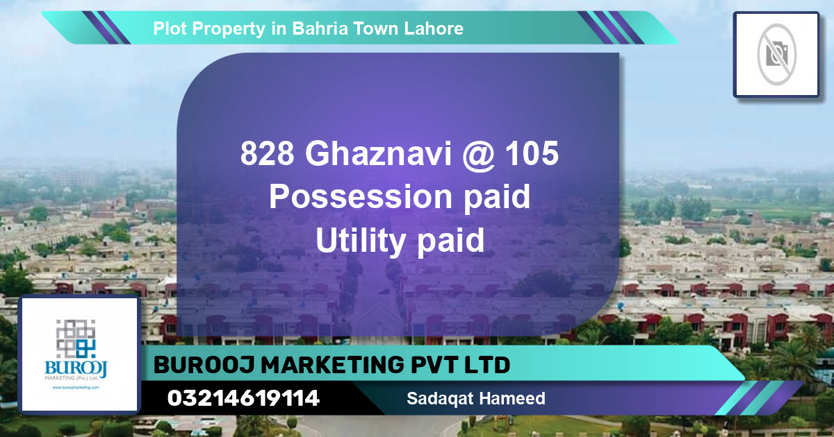 Residential Plot for Sale in Bahria Town, Lahore - (BP-78081)