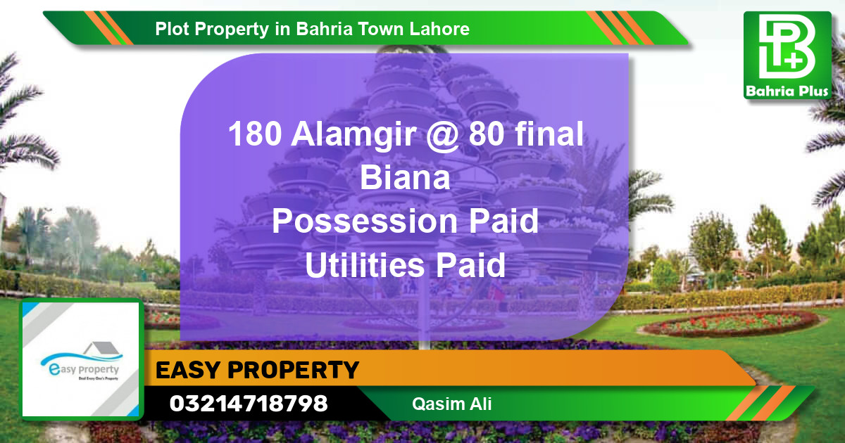 Residential Plot for Sale in Bahria Town, Lahore - (BP-78264)