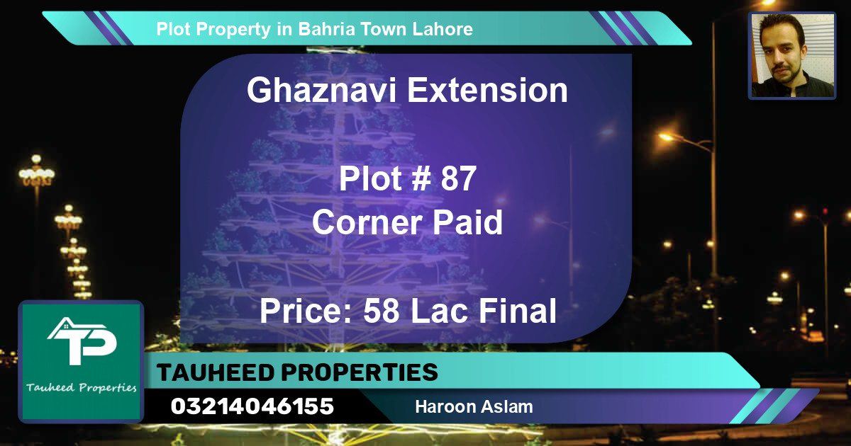 Residential Plot for Sale in Bahria Town, Lahore - (BP-78340)