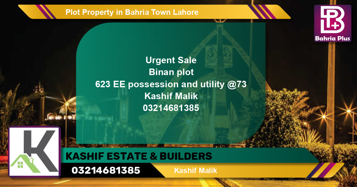 Residential Plot for Sale in Bahria Town, Lahore - (BP-78429)
