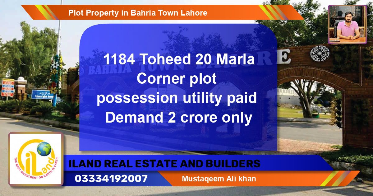 Residential Plot for Sale in Bahria Town, Lahore - (BP-78453)
