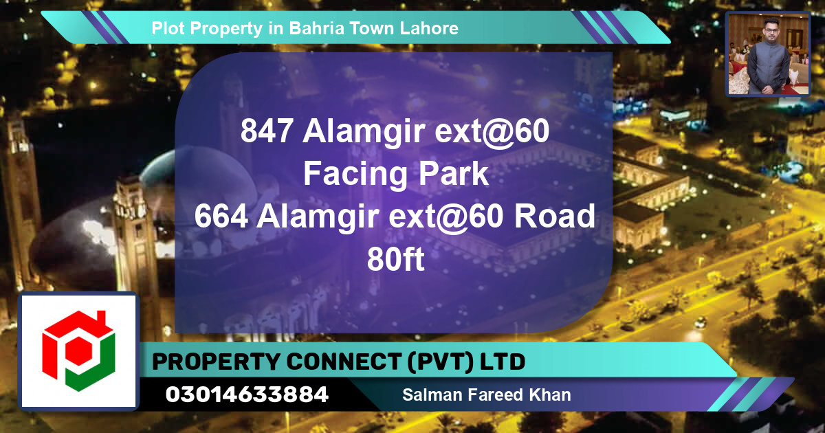 Residential Plot for Sale in Bahria Town, Lahore - (BP-78462)