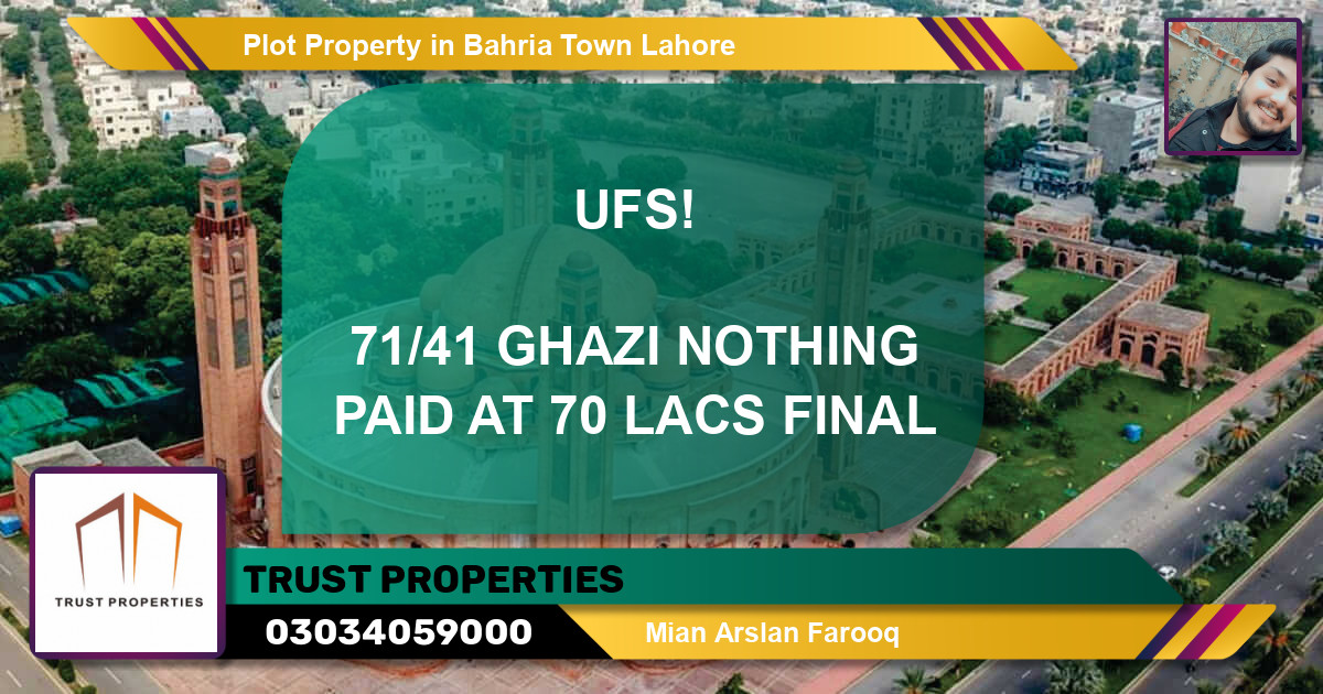 Residential Plot for Sale in Bahria Town, Lahore - (BP-78468)