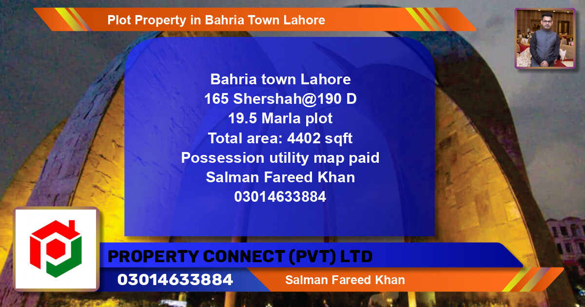 Residential Plot for Sale in Bahria Town, Lahore - (BP-78582)