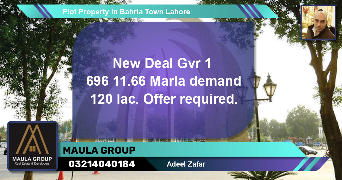 Residential Plot for Sale in Bahria Town, Lahore - (BP-78606)
