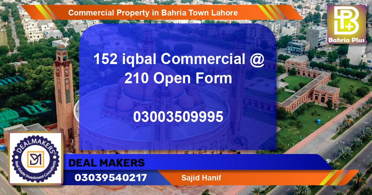 Commercial Property for Sale in Bahria Town, Lahore - (BP-78639)