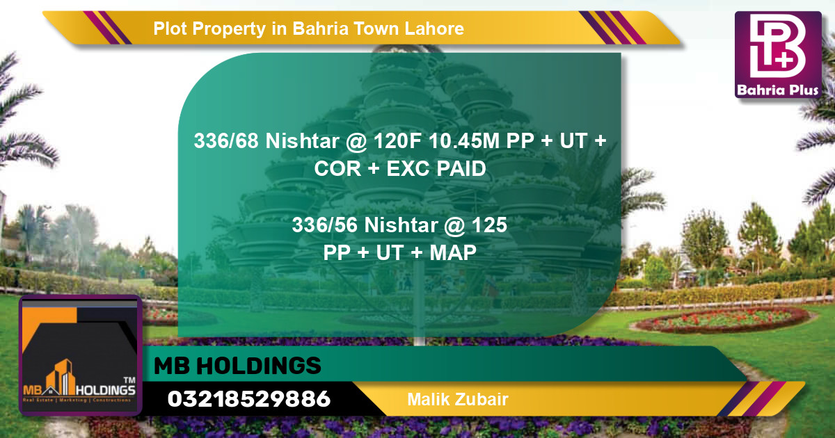 Residential Plot for Sale in Bahria Town, Lahore - (BP-78740)