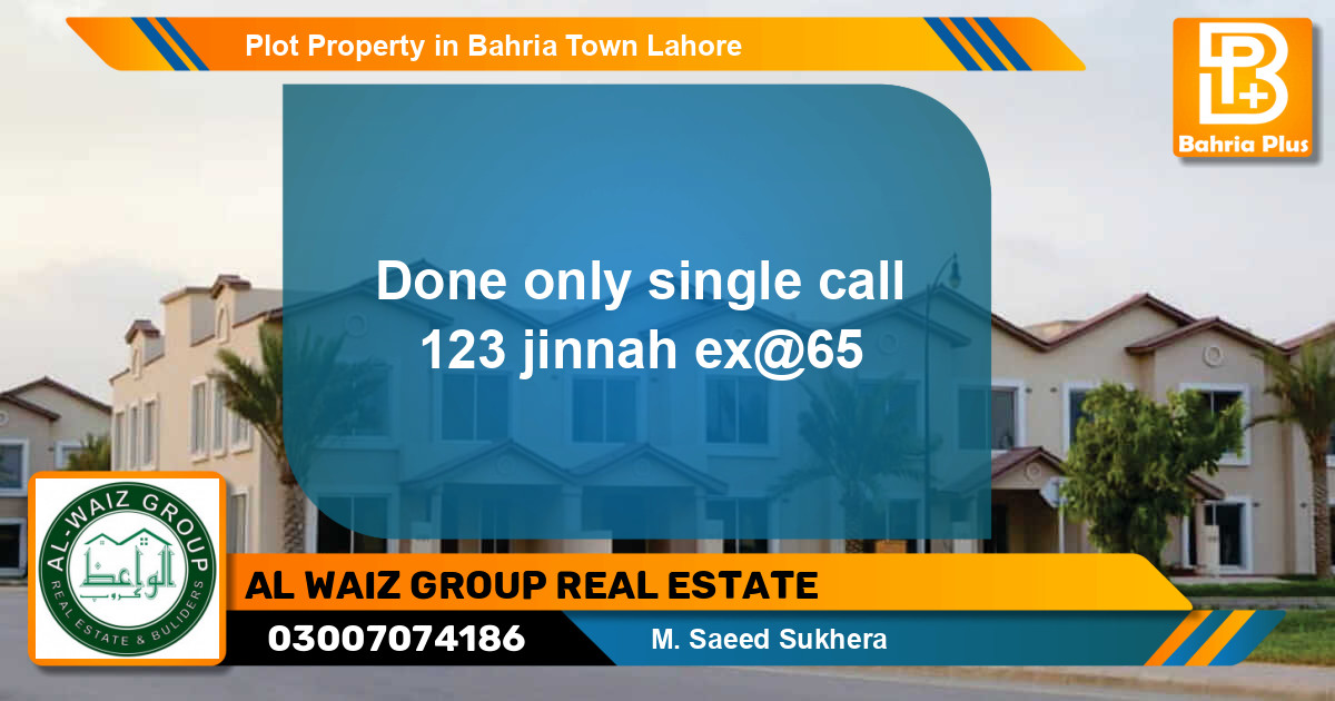 Residential Plot for Sale in Bahria Town, Lahore - (BP-78782)