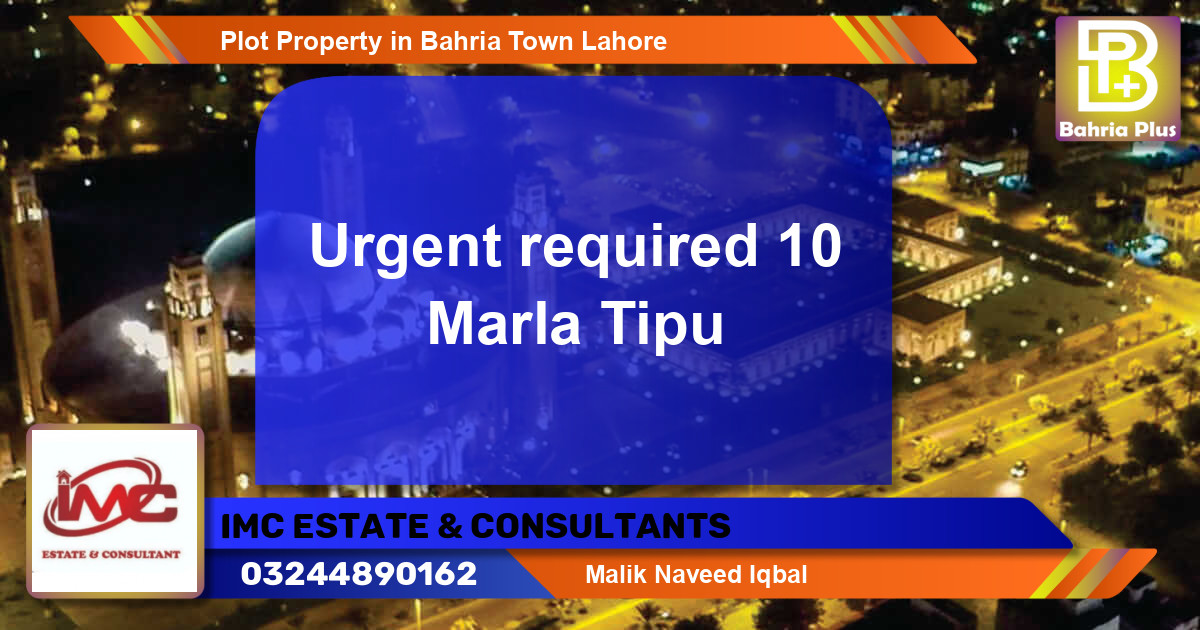 Residential Plot for Sale in Bahria Town, Lahore - (BP-78807)