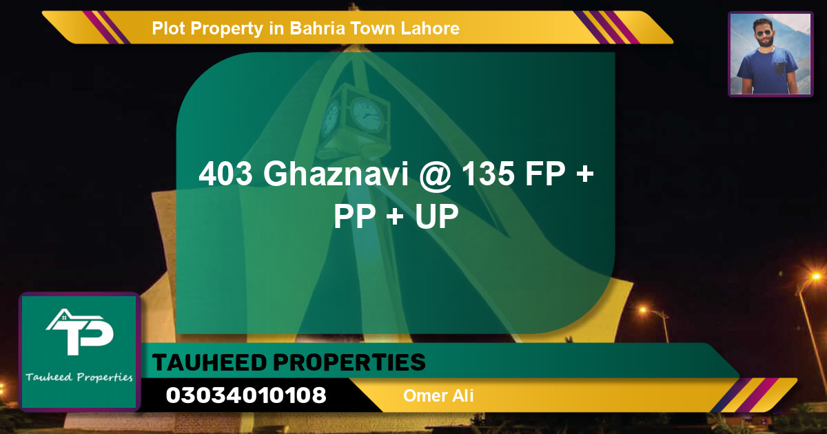 Residential Plot for Sale in Bahria Town, Lahore - (BP-78817)