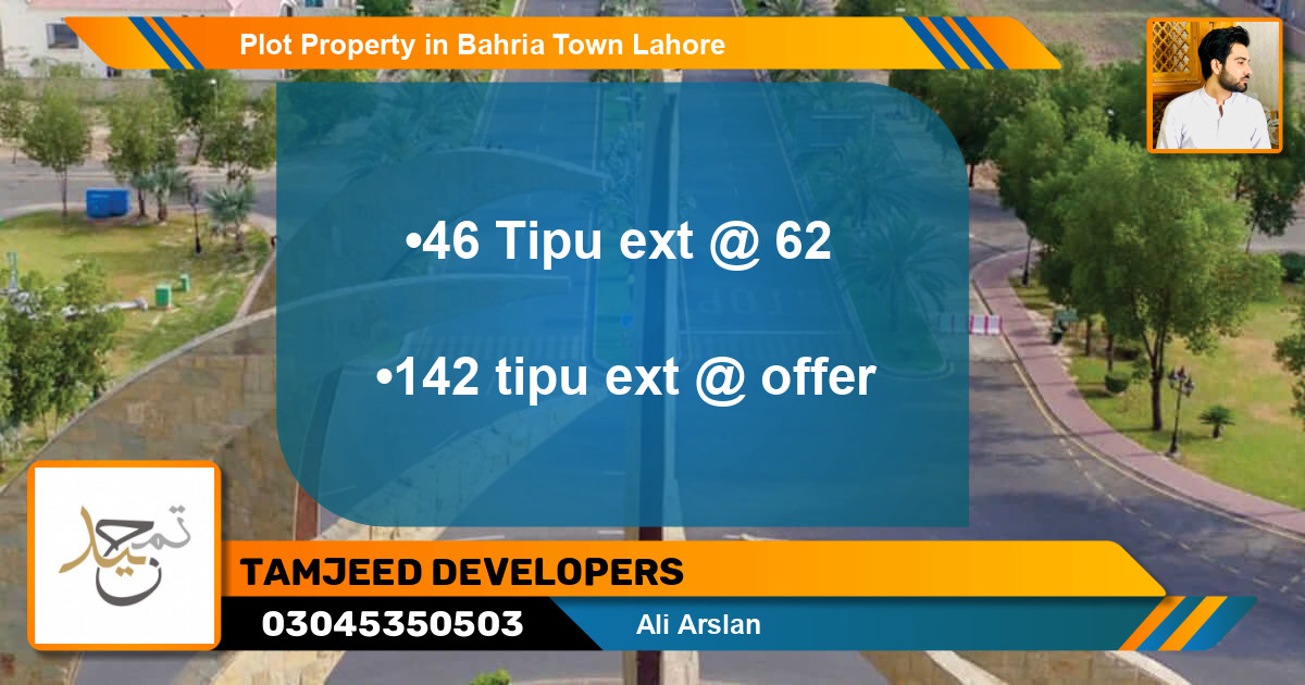Residential Plot for Sale in Bahria Town, Lahore - (BP-78955)