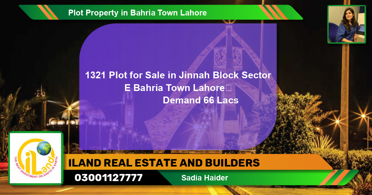 Residential Plot for Sale in Bahria Town, Lahore - (BP-78978)