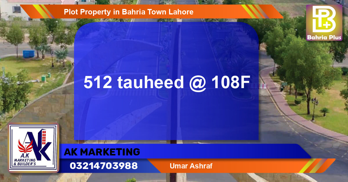 Residential Plot for Sale in Bahria Town, Lahore - (BP-78991)