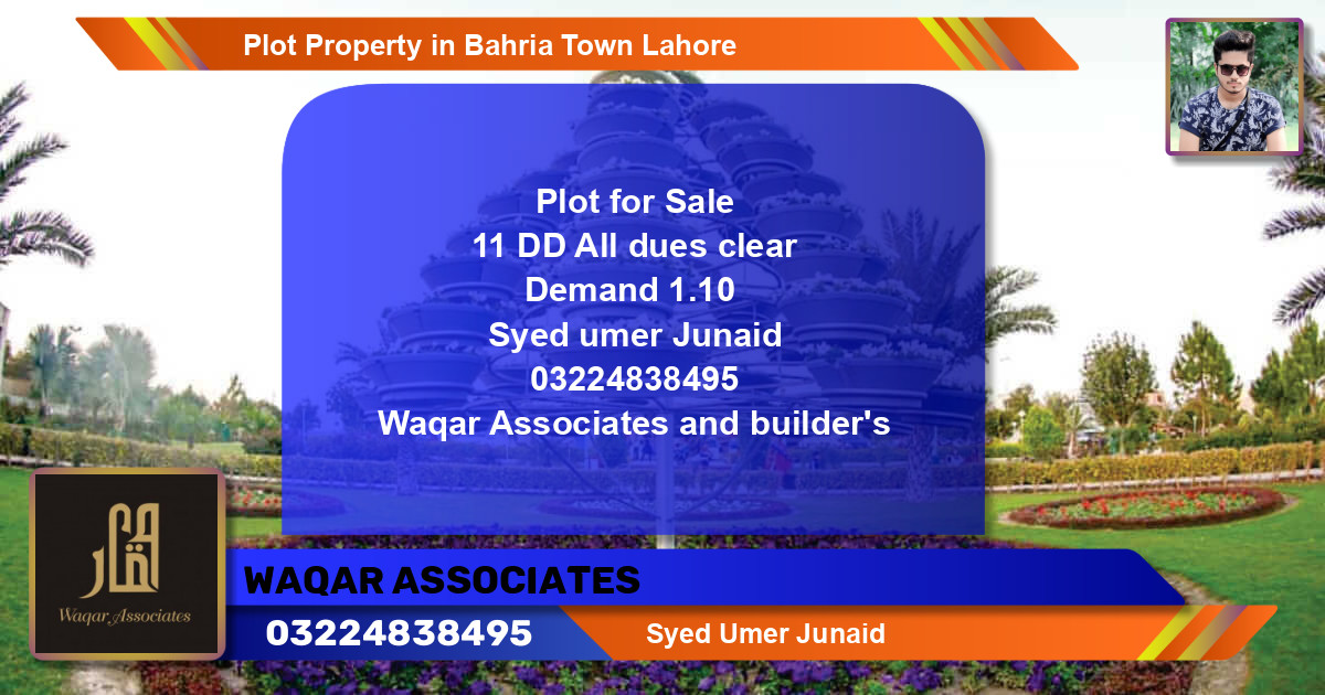 Residential Plot for Sale in Bahria Town, Lahore - (BP-78992)