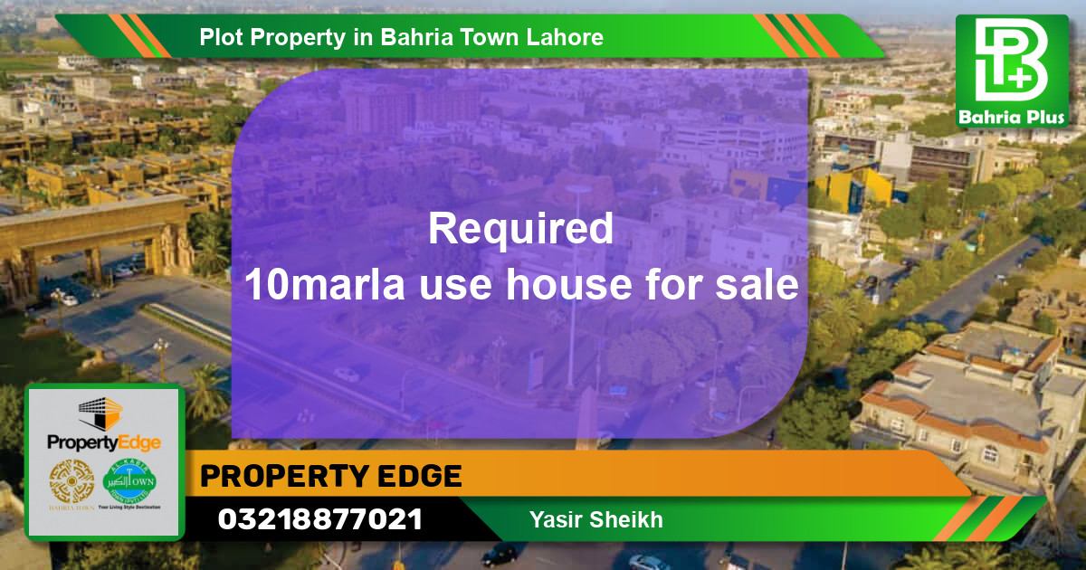 Residential Plot for Sale in Bahria Town, Lahore - (BP-79071)