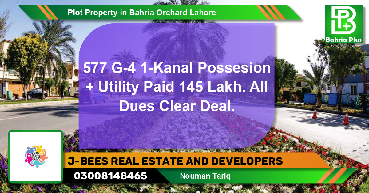 Residential Plot for Sale in Bahria Orchard, Lahore - (BP-79129)
