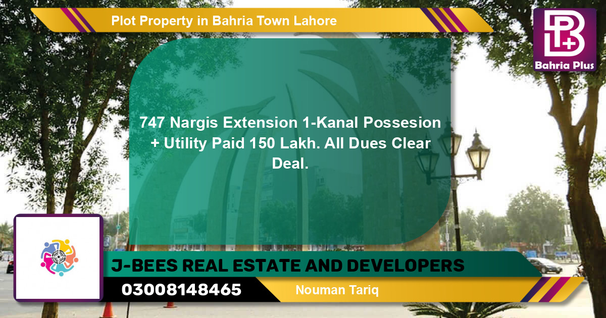 Residential Plot for Sale in Bahria Town, Lahore - (BP-79130)