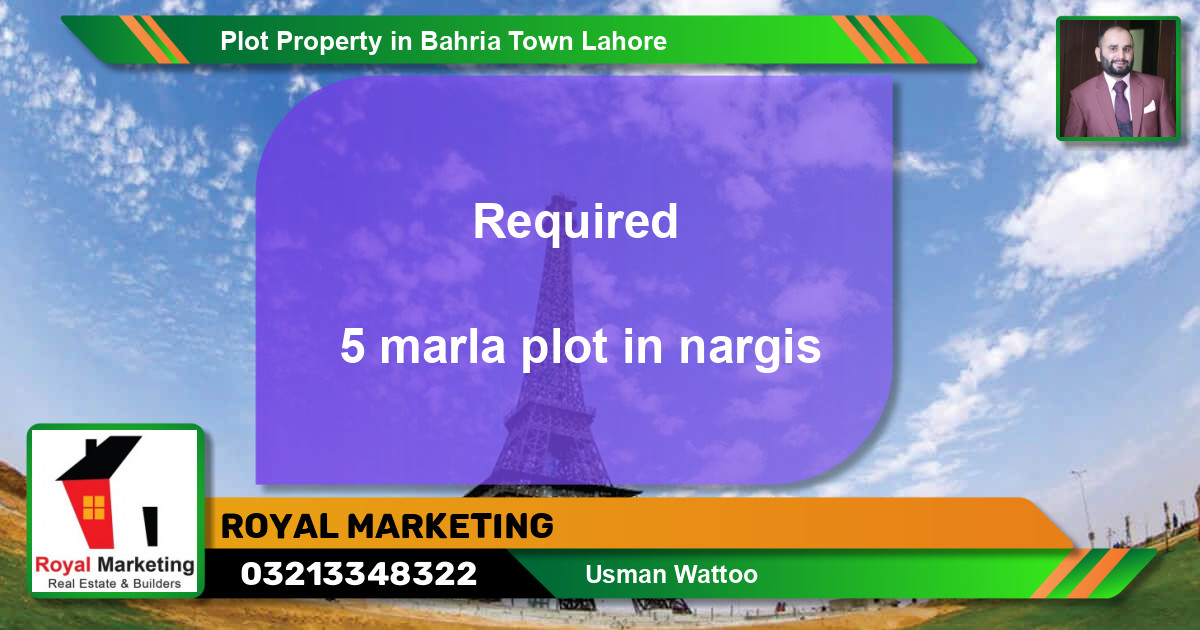 Residential Plot for Sale in Bahria Town, Lahore - (BP-79173)