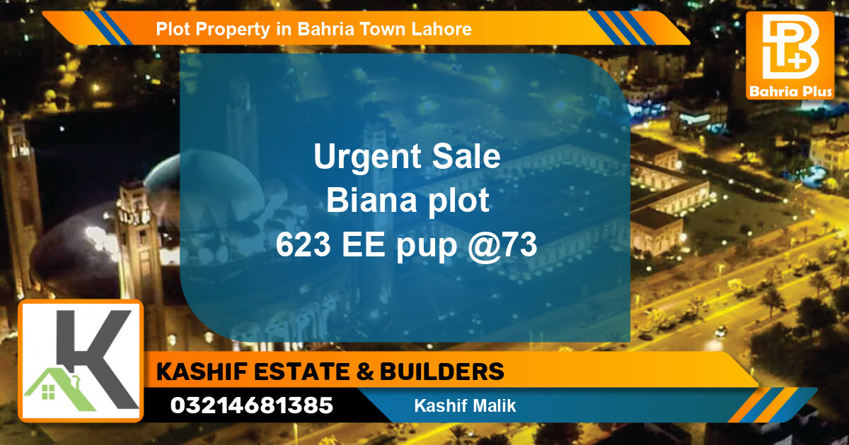 Residential Plot for Sale in Bahria Town, Lahore - (BP-79178)