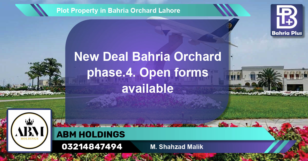 Residential Plot for Sale in Bahria Orchard, Lahore - (BP-79181)
