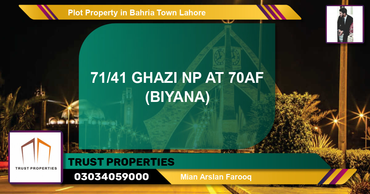 Residential Plot for Sale in Bahria Town, Lahore - (BP-79227)