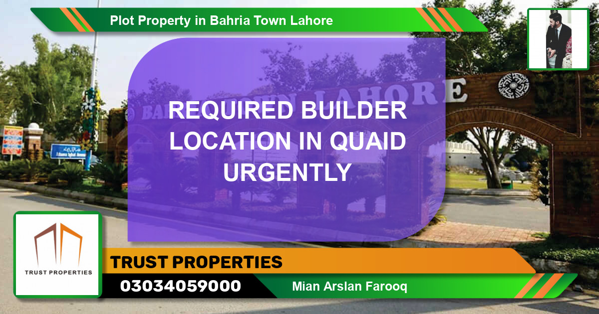 Residential Plot for Sale in Bahria Town, Lahore - (BP-79380)