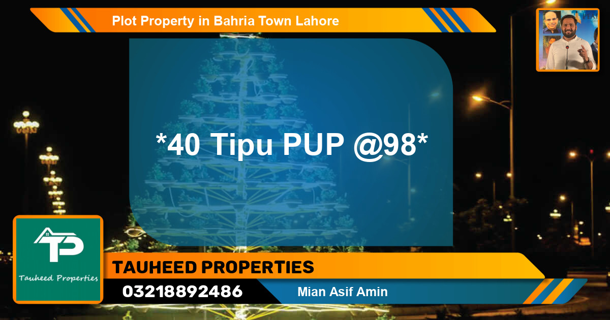 Residential Plot for Sale in Bahria Town, Lahore - (BP-79403)