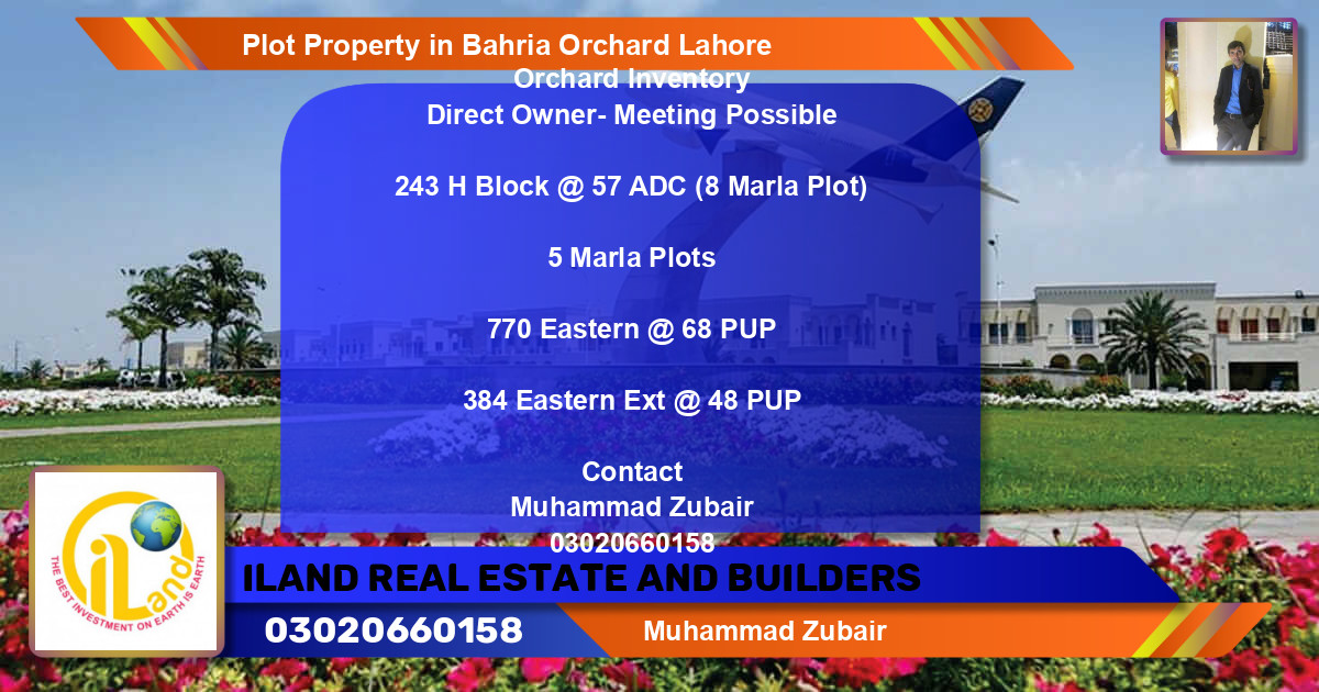 Residential Plot for Sale in Bahria Orchard, Lahore - (BP-79410)