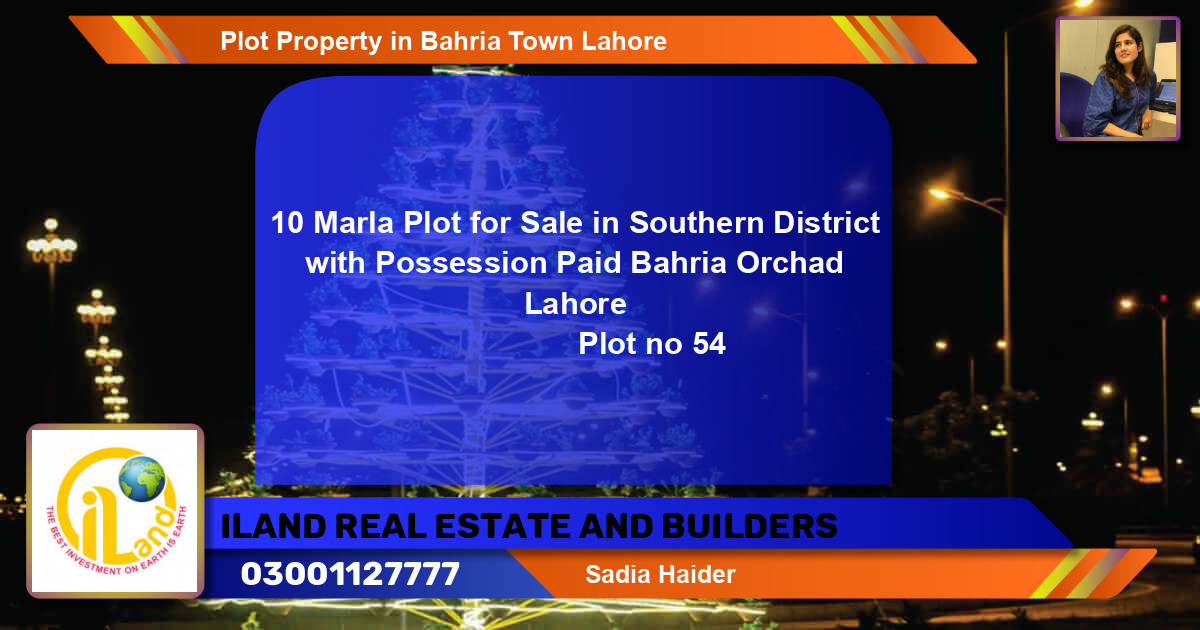 Residential Plot for Sale in Bahria Town, Lahore - (BP-79459)